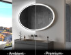 Koupelnové zrcadlo s LED podsvícením L228
