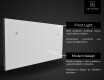 Koupelnové zrcadlo s osvětlením SMART L129 Samsung #5